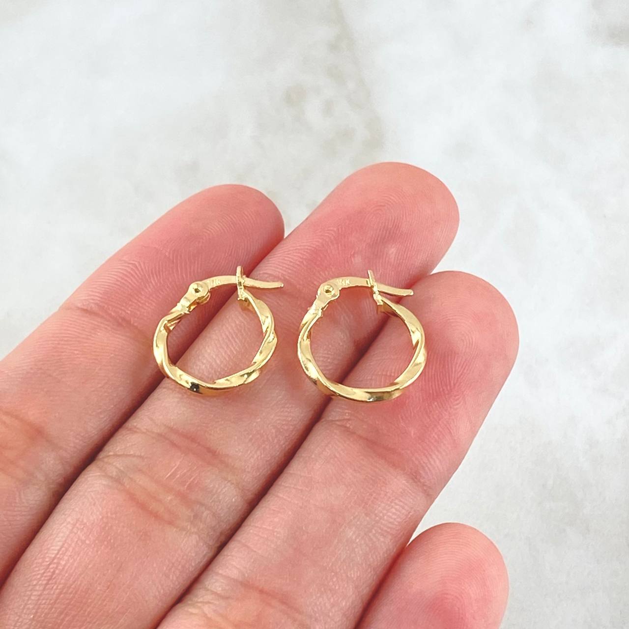 Candongas Kari 0.75gr / 1.5cm / Oro 18K *
