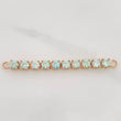 Herraje Tennis Moisanitas 3.3qts 4.15g / 5.5cm Oro Rosa 18K