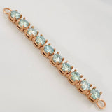 Herraje Tennis Moisanitas 3.3qts 4.15g / 5.5cm Oro Rosa 18K