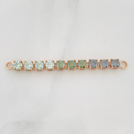 Herraje Tennis Moisanitas 3.3qts 4.05g / 5.5cm Oro Rosa 18K