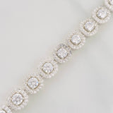 Pulso Tennis 20.15g / 17cm / 7.5mm Plata 925