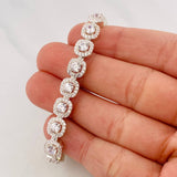 Pulso Tennis 20.15g / 17cm / 7.5mm Plata 925