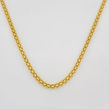 Cadena China 4.2g / 45cm / 1.85mm Oro Amarillo 18K