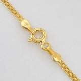 Cadena China 4.6g / 50cm / 1.72mm Oro Amarillo 18K