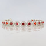 Pulso Tennis 21g / 18cm / 6.88mm Plata 925