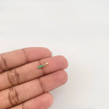Dije Semaforo Esmeraldas 0.15Pts 0.2 g / 1.57 mm Oro Amarillo 18K