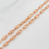 Cadena Rustica Corona 15.3 g / 73.5 cm / 4.2 mm Oro Rosa 18K