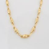 Cadena Rustica Rombo Abultado 11.1 g / 61 cm / 4.1 mm Oro Amarillo 18K