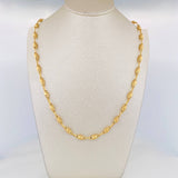 Cadena Rustica Rombo Abultado 11.1 g / 61 cm / 4.1 mm Oro Amarillo 18K
