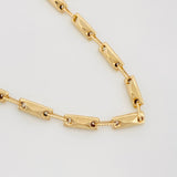Cadena Rustica Barril Rombo 13.35 g / 63 cm / 3.4 mm Oro Amarillo 18K