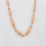 Cadena Rustica Eslabon 10.35 g / 62 cm / 3.3 mm Oro Rosa 18K