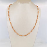 Cadena Rustica Eslabon 10.35 g / 62 cm / 3.3 mm Oro Rosa 18K
