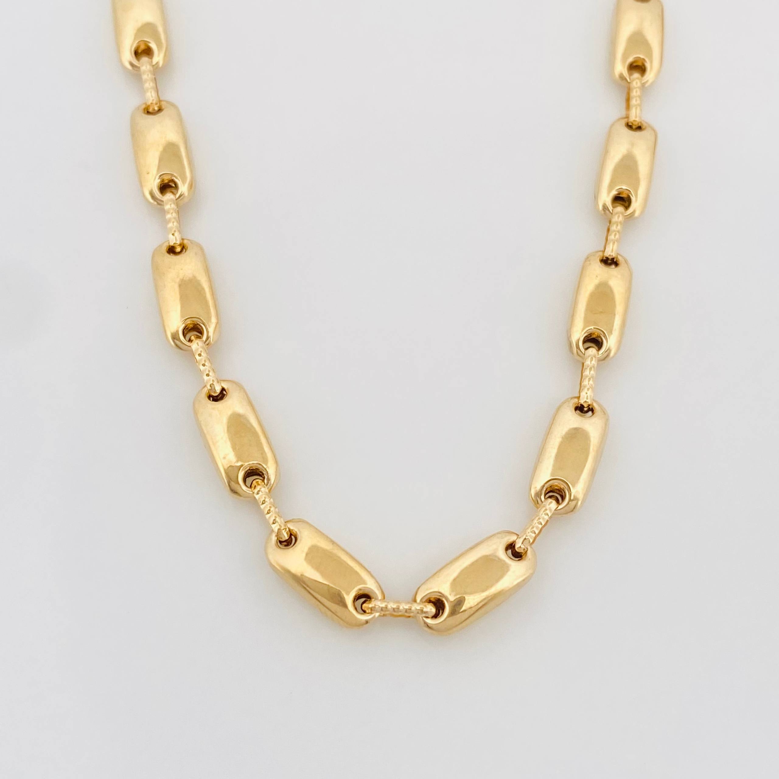 Cadena Rustica Adije 15.1 g / 63 cm / 4.6 mm Oro Amarillo 18K