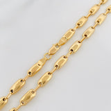 Cadena Rustica Adije 15.1 g / 63 cm / 4.6 mm Oro Amarillo 18K