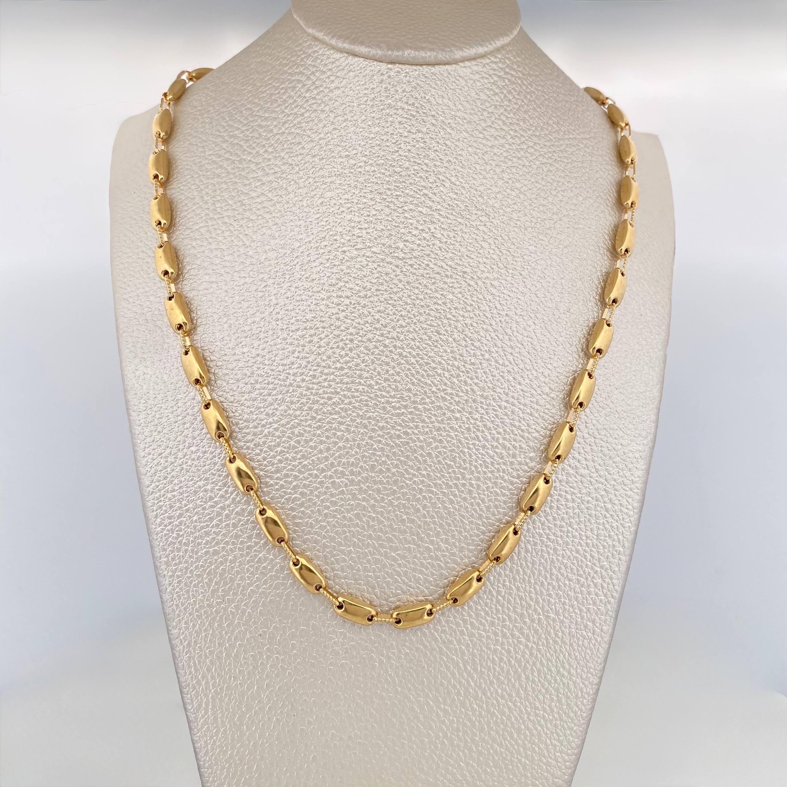 Cadena Rustica Adije 15.1 g / 63 cm / 4.6 mm Oro Amarillo 18K