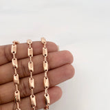 Cadena Rustica Adije 14.65 g / 62 cm / 4.4 mm Oro Rosa 18K