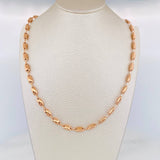 Cadena Rustica Adije 17 g / 72 cm / 4.4 mm Oro Rosa 18K