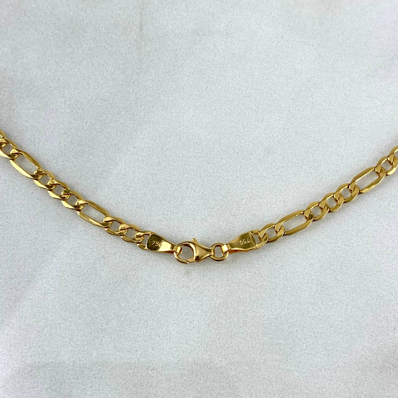 Cadena Fígaro 4.85gr / 50cm / 3.5mm Oro Amarillo +0