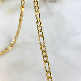 Cadena Figaro  8.2gr / 50cm / 3.55mm Oro Amarillo +0$