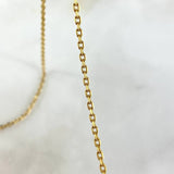 Cadena Volga 4.95gr / 50cm / 1.8mm Oro Amarillo +4