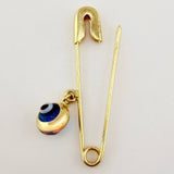 Dije Click Ojo Turco 1gr / 3cm / Oro Amarillo +4 18K ©