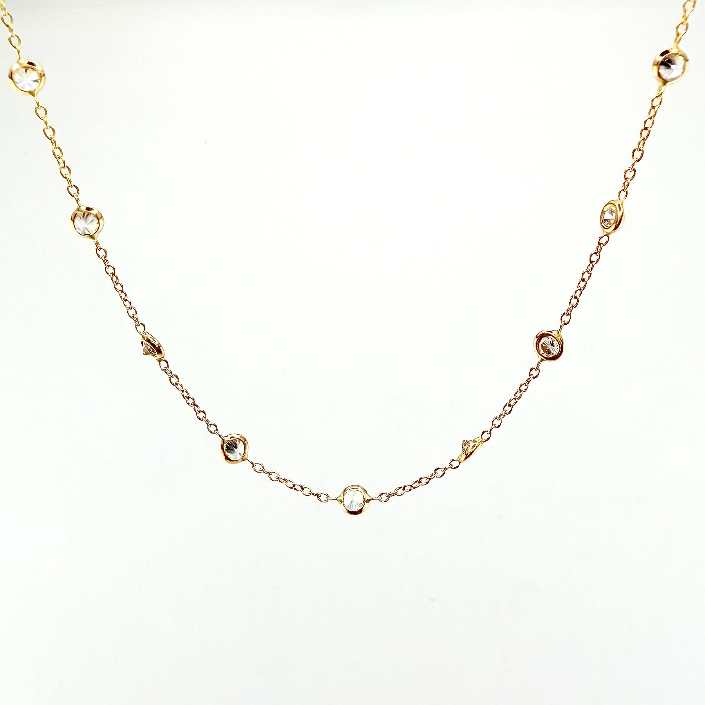 Cadena Aro Seguido Burbujas 3.5gr / 40cm / 3.8mm Oro Amarillo +4 18K ©