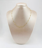 Cadena Aro Seguido Burbujas 3.5gr / 40cm / 3.8mm Oro Amarillo +4 18K ©