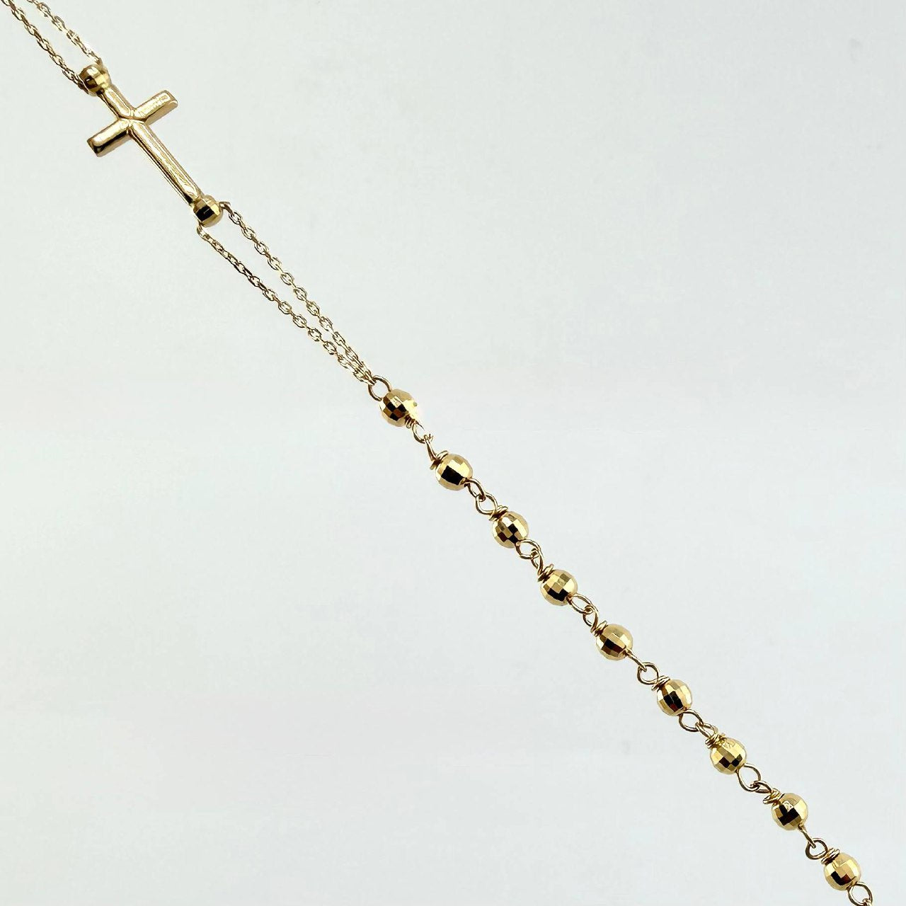 Cadena Denario Virgen Milagrosa 5.6gr / 45cm / 3mm Oro Amarillo +4 18K ©