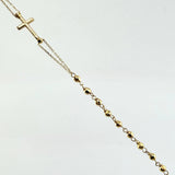 Cadena Denario Virgen Milagrosa 5.6gr / 45cm / 3mm Oro Amarillo +4 18K ©