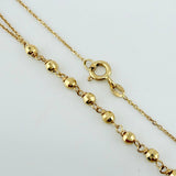 Cadena Denario Virgen Milagrosa 5.6gr / 45cm / 3mm Oro Amarillo +4 18K ©