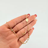 Cadena Denario Virgen Milagrosa 5.6gr / 45cm / 3mm Oro Amarillo +4 18K ©