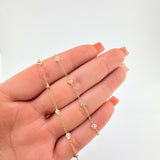 Cadena Aro Seguido Burbujas 3.7gr / 40cm / 3.8mm Oro Amarillo +4 18K ©