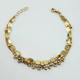 Pulso Aro Seguido Tres Caminos 5.2gr / 17.5cm / 1mm Oro Amarillo +4 18K*