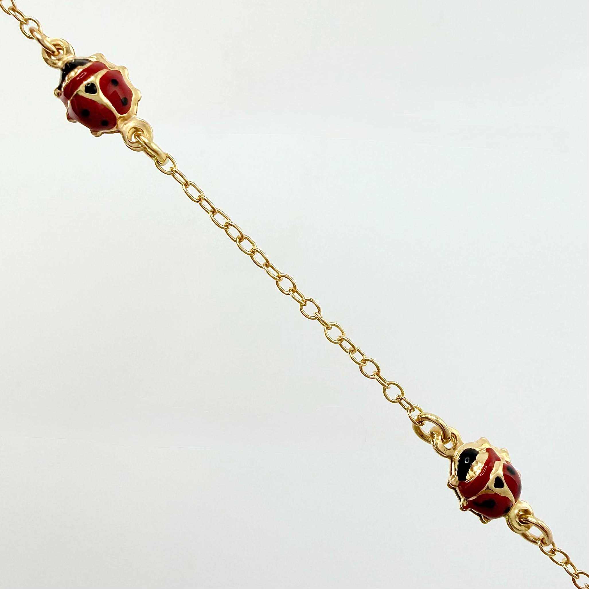 Pulso Aro Seguido Mariquita 1.95gr / 15cm-16.5cm / 1.5mm Oro Amarillo +4 18K*