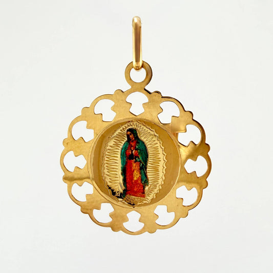 Dije Dije Virgen Guadalupe 0.9gr / 2.5cm / Oro Amarillo +4 18K