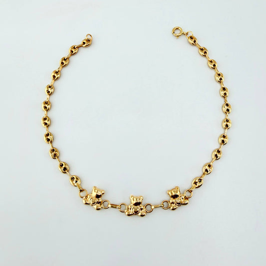Pulso GC Osos 2.3gr / 17.5cm / 3mm Oro Amarillo 18K