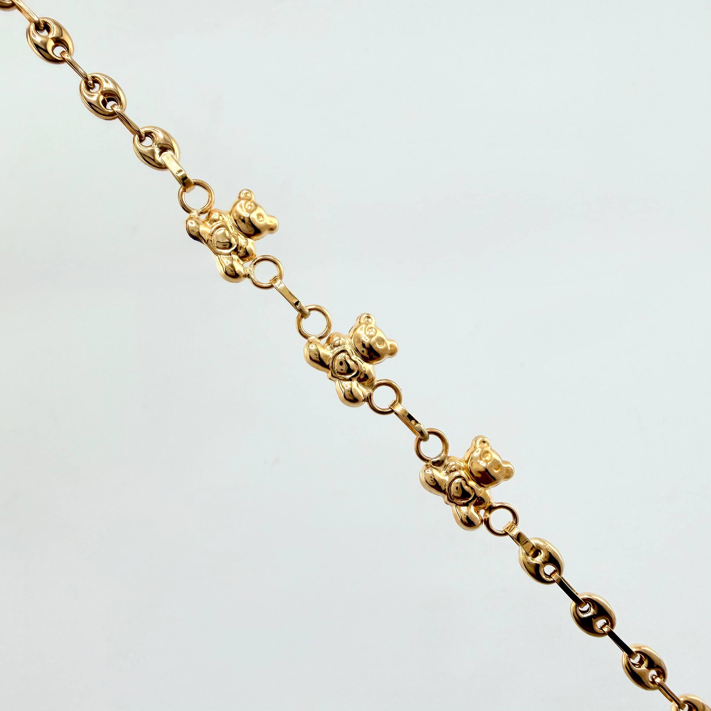 Pulso GC Osos 1.95gr / 16cm / 3mm Oro Amarillo 18K