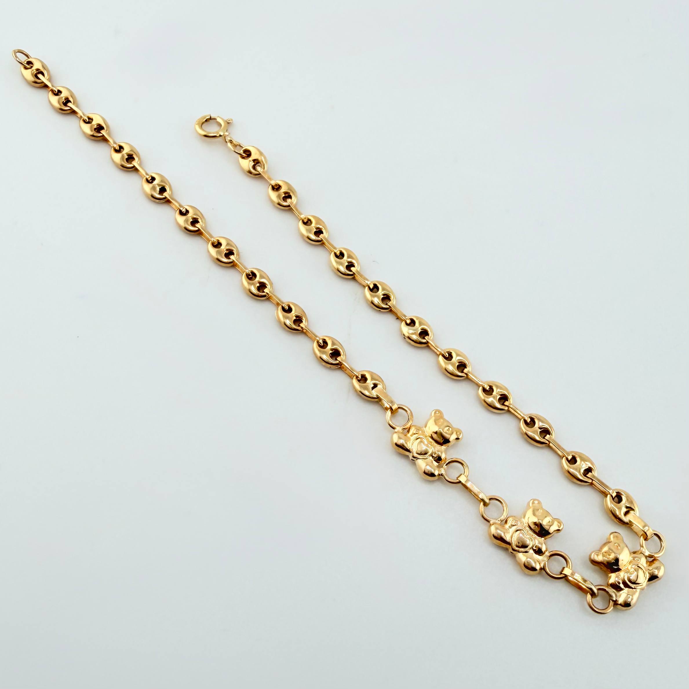 Pulso GC Osos 2.1gr / 17cm / 3mm Oro Amarillo 18K