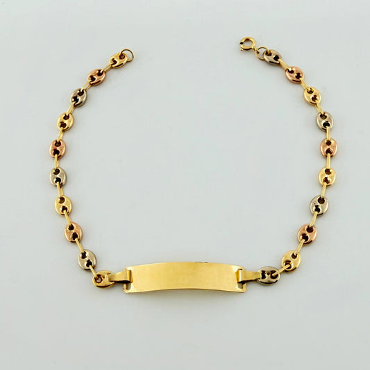 Pulso GC Placa Rectangular 2.65gr / 17.5cm / 4mm Oro Amarillo 18K