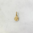 Dije Virgen de Guadalupe 0.45gr / 1.5cm / Diamantada Oro Amarillo
