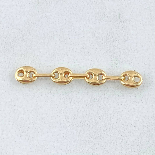 Herraje Retazo GC 0.4gr / 3cm / Oro Amarillo 18K