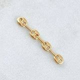 Herraje Retazo GC 0.4gr / 3cm / Oro Amarillo 18K