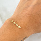 Herraje Retazo GC 0.4gr / 3cm / Oro Amarillo 18K