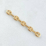 Herraje Retazo GC 0.55gr / 3.5cm / Oro 18K *