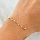 Herraje Retazo GC 0.45gr / 4cm / Oro 18K *
