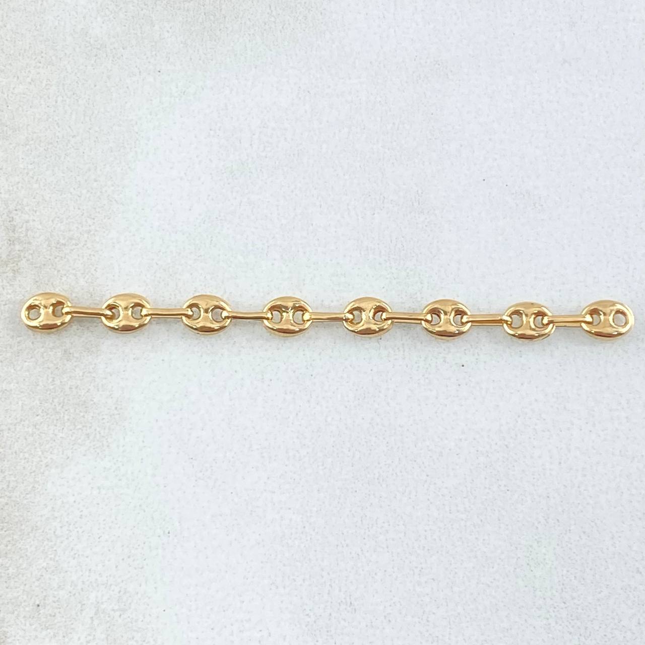 Herraje Retazo GC 8 Eslabones 0.5gr / 5cm / 3.3mm Oro Amarillo 18K