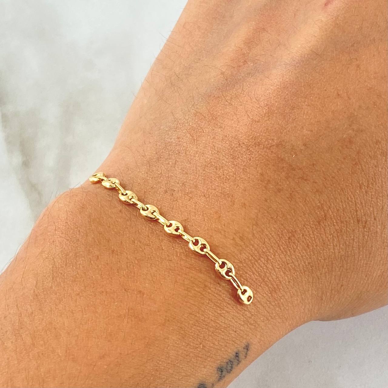 Herraje Retazo GC 0.5gr / 5cm / Oro Amarillo 18K