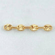 Herraje Retazo GC 4 Eslabones 0.45gr / 2.9cm / 4mm Oro Amarillo 18K