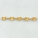 Herraje Retazo GC 0.55gr / 4.6cm / Oro 18K