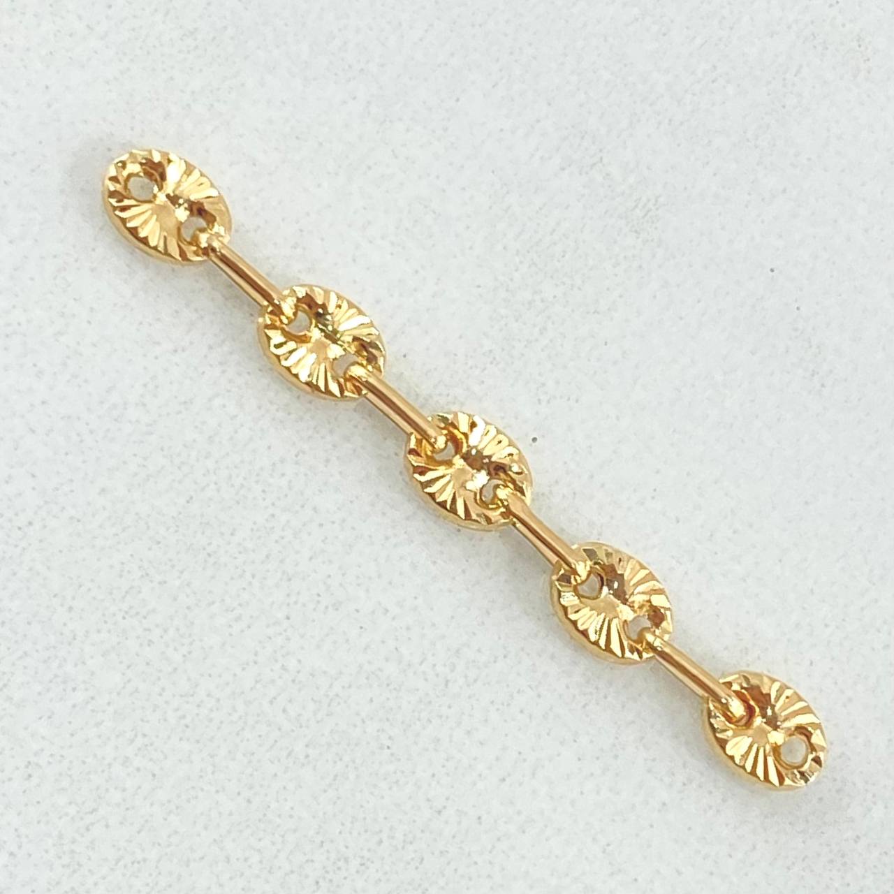 Herraje Retazo GC 0.55gr / 4.6cm / Oro 18K